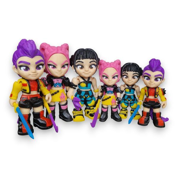 Набір ляльок K-POP Мисливці на Демонів &mdash; Румі, Міра та Зої, 12 см 00-00002188 фото
